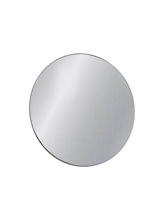 Liberta Claro Wall Mirror with Metallic Frame Diameter 76cm 1pcs