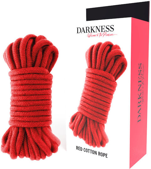Darkness Kinbaku Cotton Rope Σχοινί Δεσίματος 20m Red