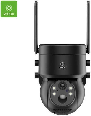 Woox IP Surveillance Camera Wi-Fi 3MP Full HD+ Waterproof Battery with Two-Way Communication and Flash 2.8mm