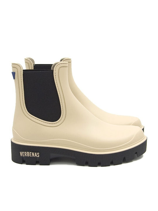 Verbenas Mae Mate Women's Short Wellies Beige