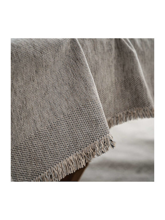 Gofis Home Valkyrie Ριχτάρι Πολυθρόνας Chenille 180x180εκ. elephant grey