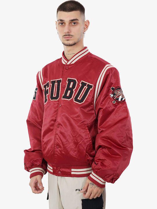 Collegejacke Winter Jacke Rot