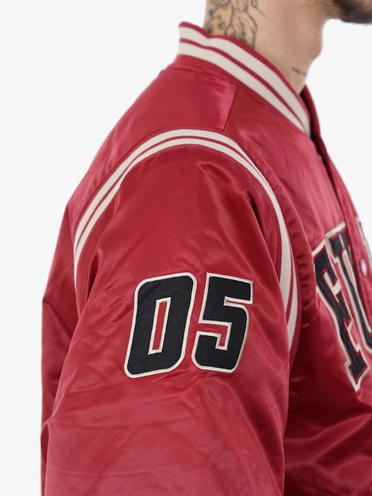 Collegejacke Winter Jacke Rot