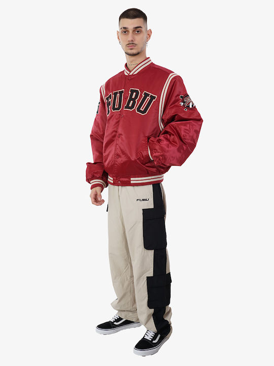 Collegejacke Winter Jacke Rot