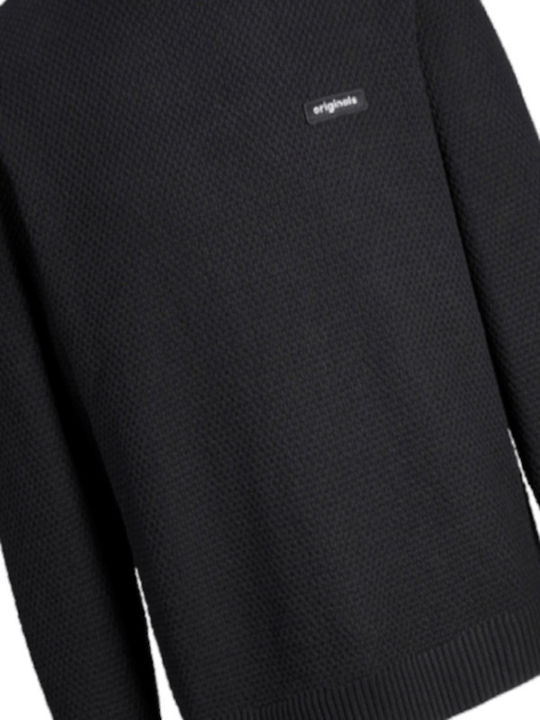 Jack & Jones Men's Long Sleeve Sweater Black