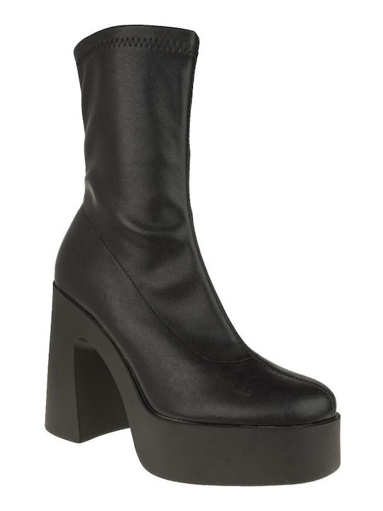 Corina Women's Ankle Boots with High Heel Black