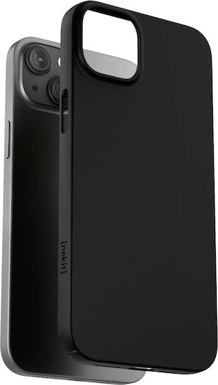Nekit Umschlag Rückseite Kunststoff 1mm Schwarz (iPhone 15 Plus / 16 Plus)