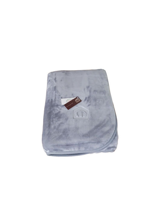 Manterol Casa Polo Farbe Samtige Übergröße Decke 220x240cm Koralle