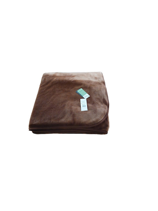 Manterol Casa Polo Farbe Samtige Übergröße Decke 220x240cm Koralle