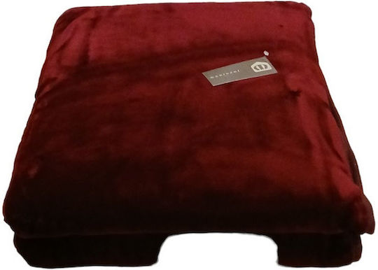Manterol Casa Polo Farbe Samtige Übergröße Decke 220x240cm Melitzani