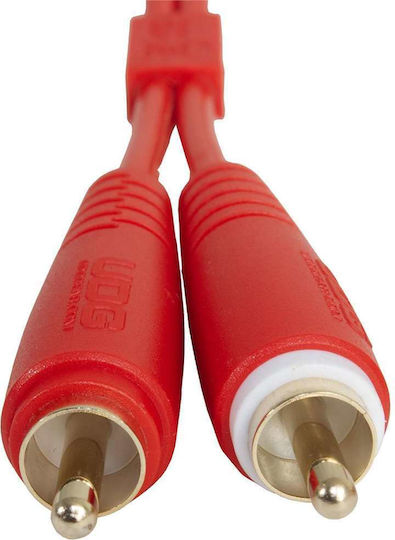 UDG Кабел 2x RCA male - 2x RCA male 1.5м U97001RD