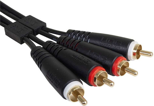 UDG Cable 2x RCA male - 2x RCA male 1.5m U97001BL
