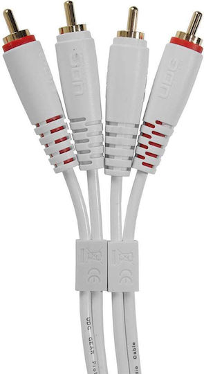 UDG Cable 2x RCA male - 2x RCA male 3m U97003WH
