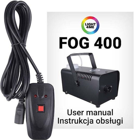 Light4me Fog Machine 400W Wired Remote