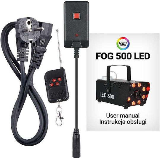 Light4me Μηχανή Καπνού 500W με Ασύρματο Χειριστήριο