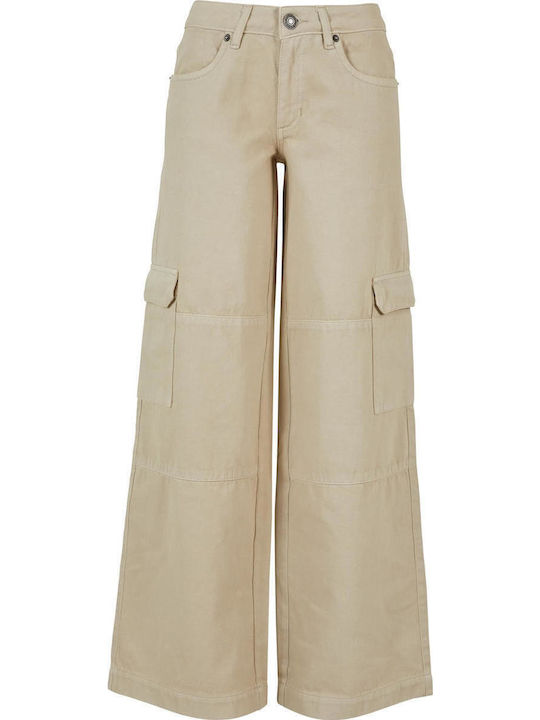 Dama Tesatura Pantaloni Cargo Albastru
