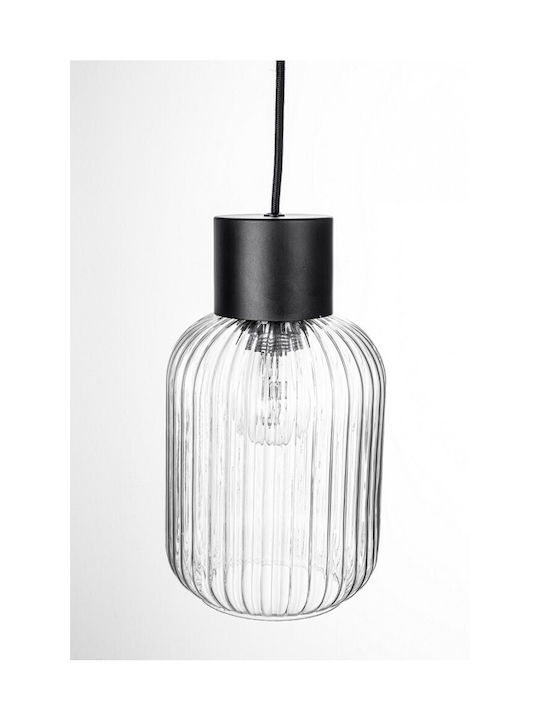 Bizzotto Showy Pendant Light Single-Light for Socket E27 Transparent