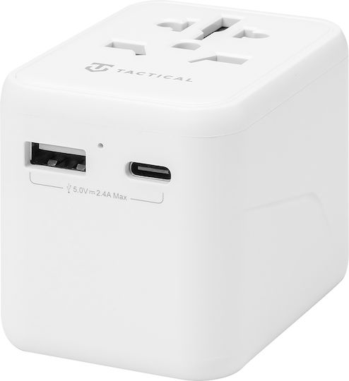Tactical PTP Travel 05CHA0150 Αντάπτορας Πρίζας από Universal σε Universal