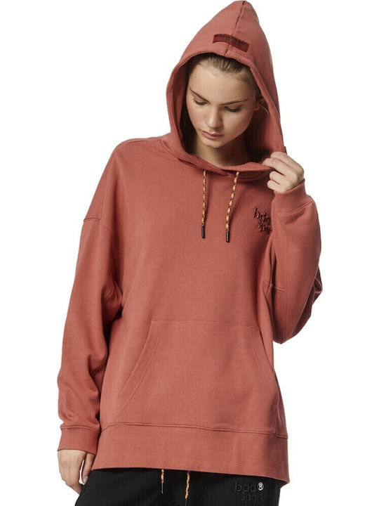 Women's Sweatshirt Hooded Burgundy
