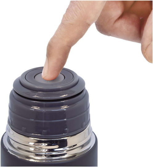 Iris Barcelona Termo Bottle Thermos Stainless Steel 350ml Gray with Cap-Cup