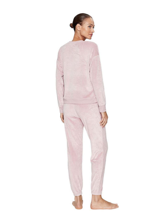 DKNY Set Winter Women's Pajamas Pink