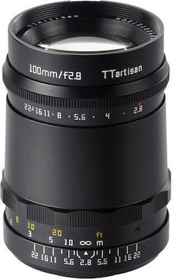 TTArtisan Full Frame Φωτογραφικός Φακός 40mm F/2.8 Telephoto για Leica M42 Mount Black