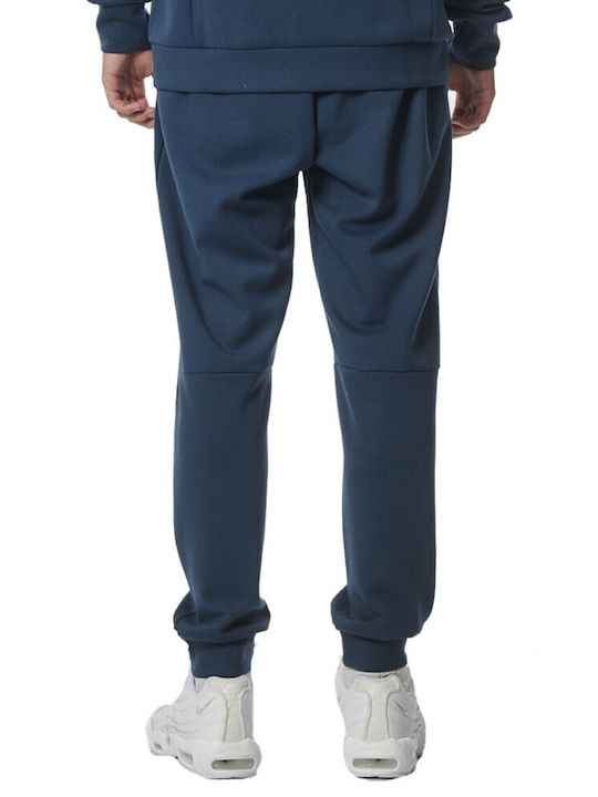 Body Action Men's Sweatpants with Rubber Blue