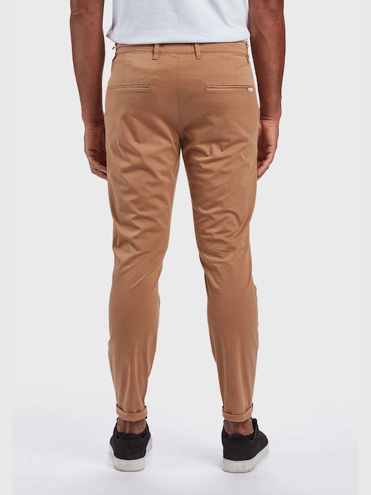 Gabba Herrenhose Chino in Slim Passform Toasted Coconut Brown