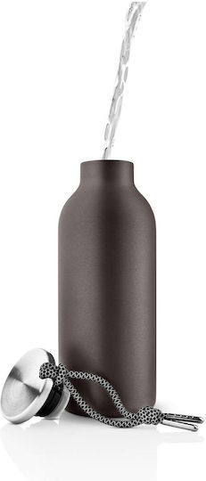 Eva Solo Μπουκάλι Θερμός Ανοξείδωτο 500ml Καφέ