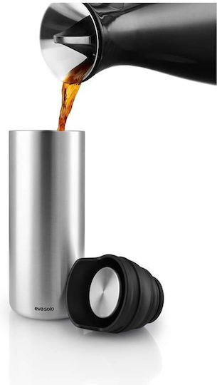 Eva Solo Go Glass Thermos Stainless Steel 350ml Silver