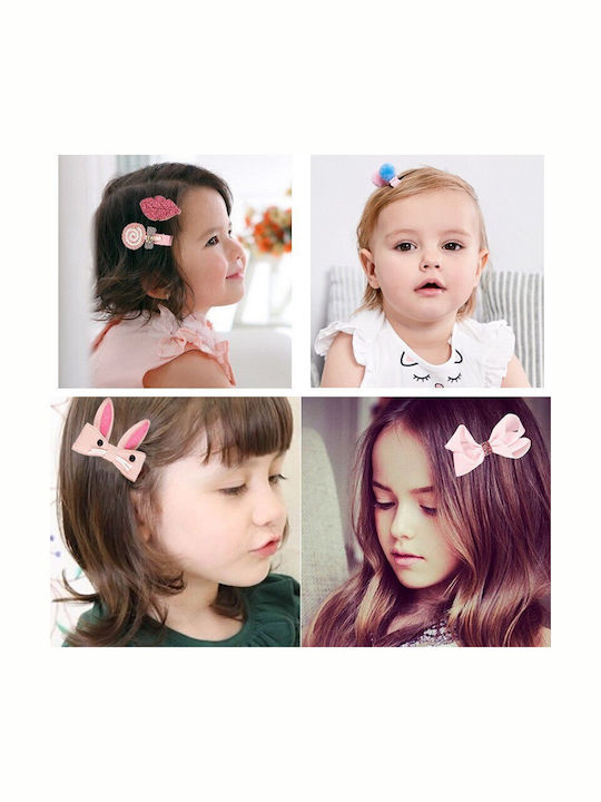 TakTakBaby Kinder Haarspangen Set mit Haarspangen und Gummiband Herz in Blau Farbe 18 Stück TakTakBaby Kinder Haarspangen Set mit Haarspangen und Gummiband Herz in Blau Farbe 18 Stück