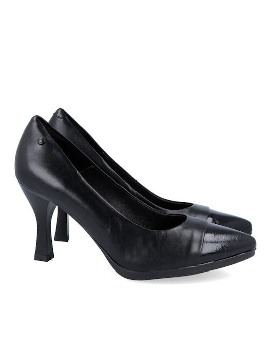 Desiree Shoes Anatomic Leather Black Heels