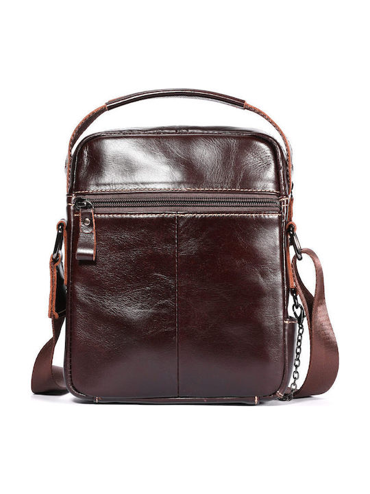 Djb Leather Men's Bag Shoulder / Crossbody Brown