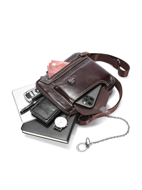 Djb Leather Men's Bag Shoulder / Crossbody Brown
