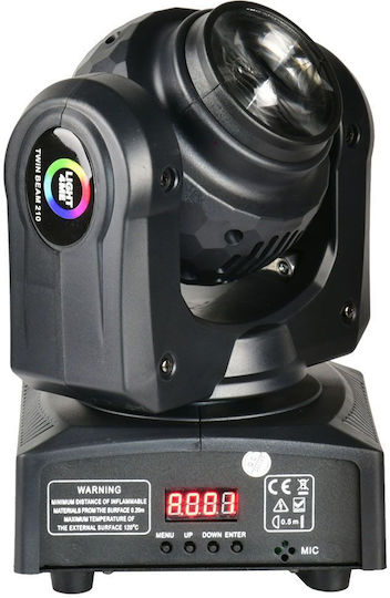 Light4me Φωτορυθμικό Beam LED DMX με Ρομποτική Κεφαλή Beam 210 RGBW