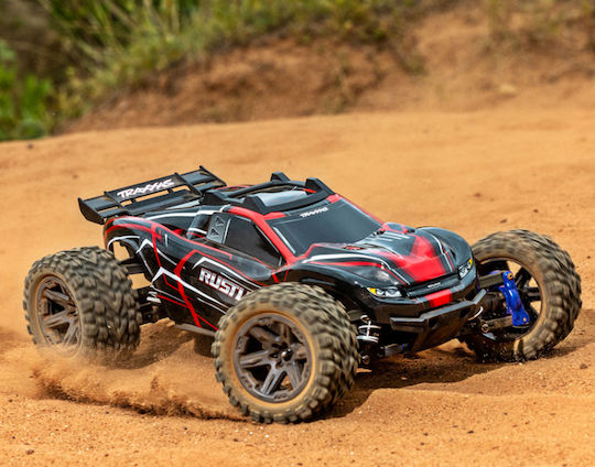 Traxxas Rustler Τηλεκατευθυνόμενο Αυτοκίνητο 4WD Κόκκινο