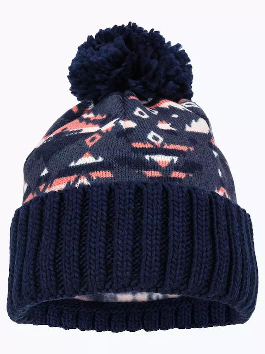 Knitted Beanie Cap Navy Blue