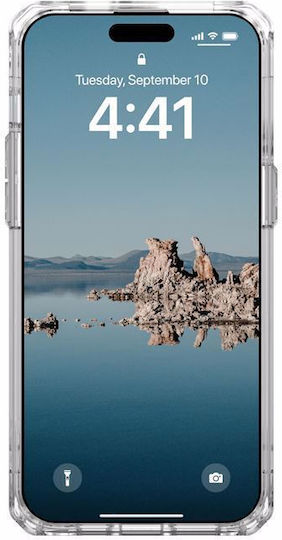 UAG Plyo Back Cover Silicone / Plastic Ice / Silver (iPhone 15 Pro Max)
