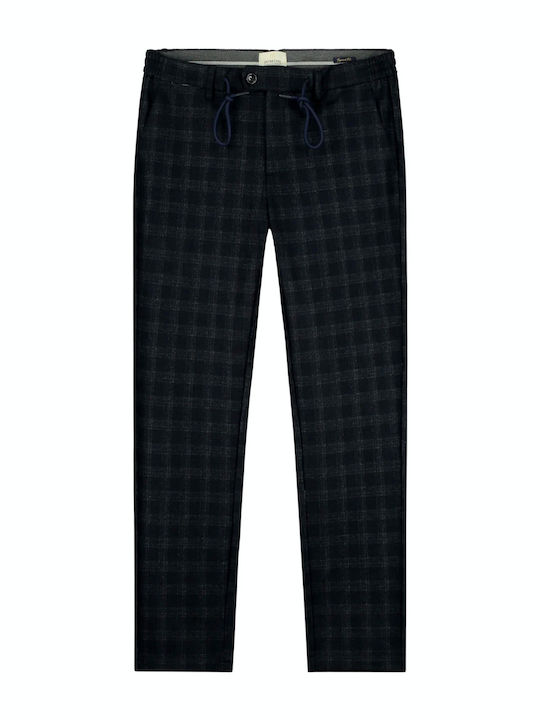 Dstrezzed Men's Trousers in Tapered Line Blue