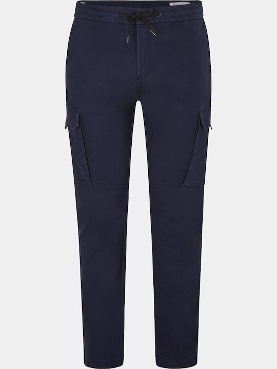 Trousers Cargo Elastic Blue