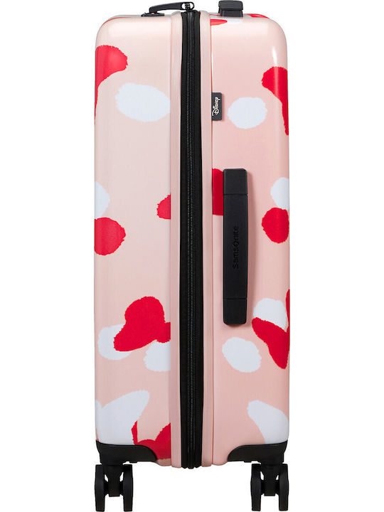 Samsonite Disney Kinder Kabinen Hart Koffer Rosa mit 4 Räder Höhe 55cm