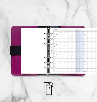 Filofax Personal Annual Planner White 2024