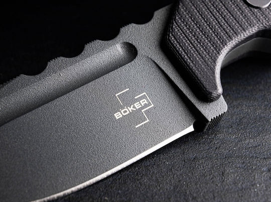 Boker Little Dvalin Μαχαίρι Μαύρο σε Θήκη