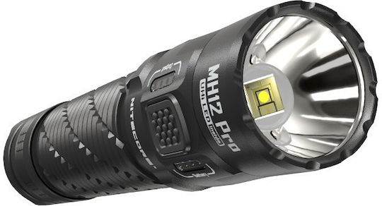NiteCore LED IP68 с Максимална Яркост 3300лм Hybrid MH12 Pro Черен