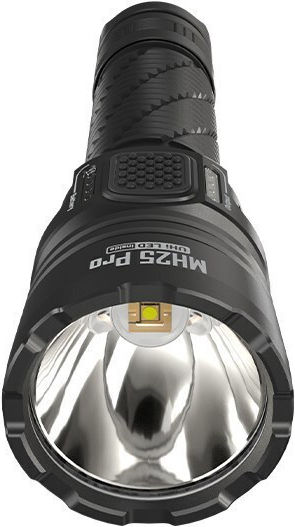 NiteCore Rechargeable Flashlight LED IP68 with Maximum Brightness 3300lm Hybrid MH25 Pro Black