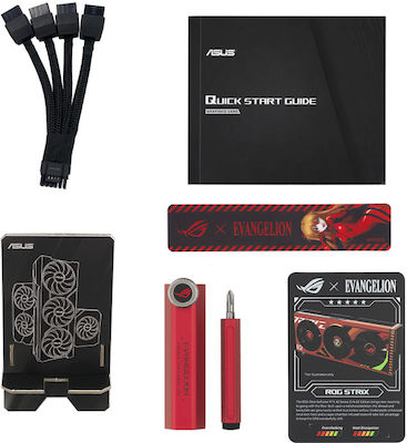 Asus GeForce RTX 4090 24GB GDDR6X ROG Strix OC EVA-02 Edition Κάρτα Γραφικών