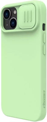 Nillkin Camshield Silky Silicone Back Cover Turquoise (iPhone 15 Plus)