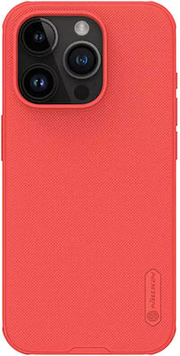 Nillkin Super Frosted Shield Pro Back Cover Plastic Durable Red (iPhone 15 Pro)