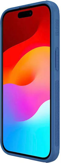 Nillkin Super Frosted Shield Pro Back Cover Metalic Albastru (iPhone 15)