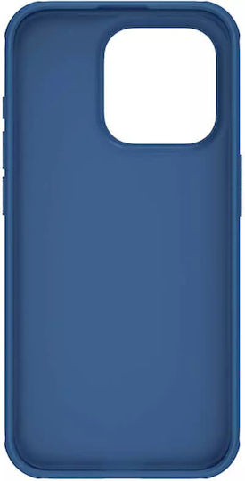 Nillkin Super Frosted Shield Pro Umschlag Rückseite Metallisch Blau (iPhone 15 Pro)